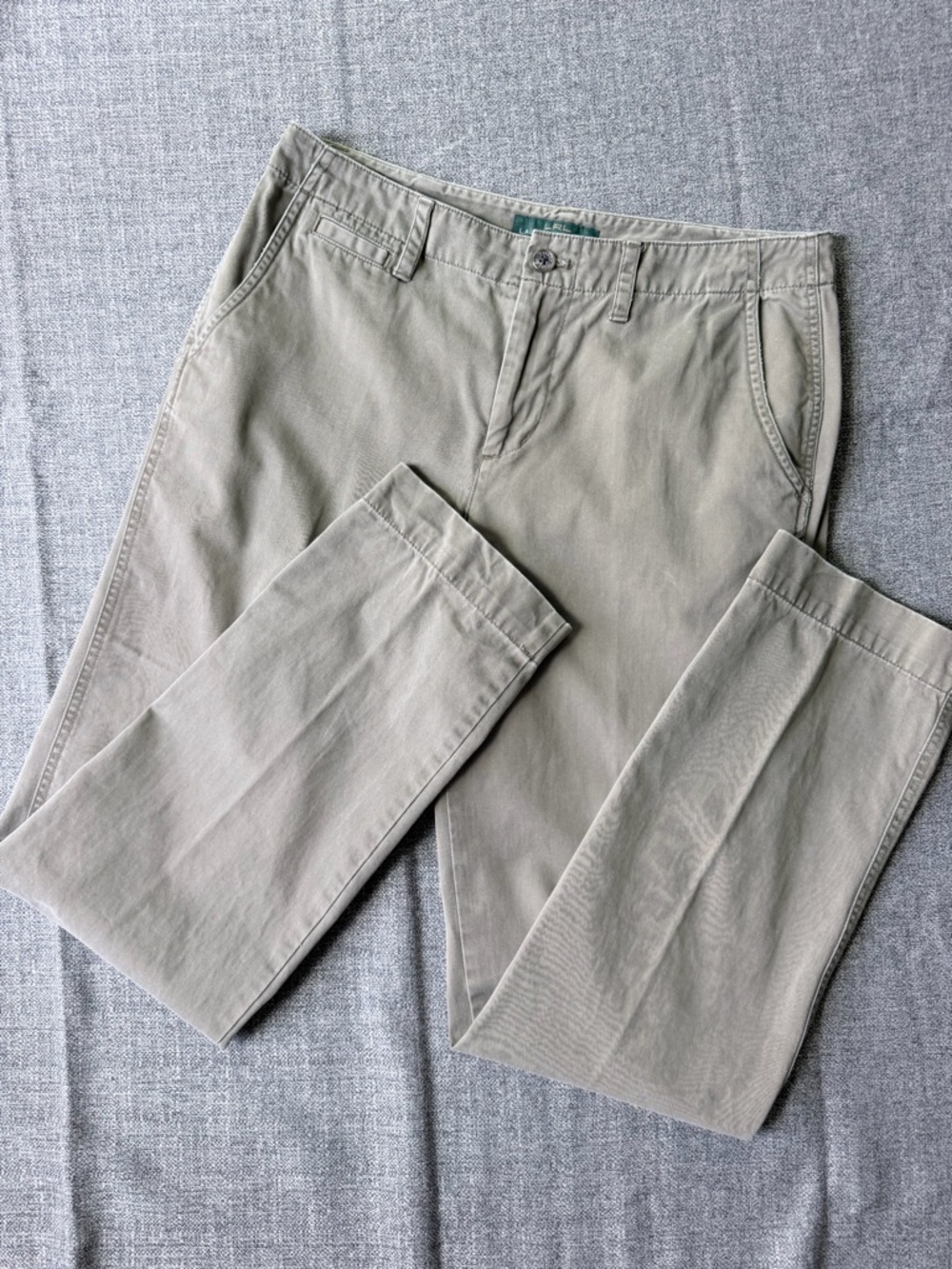 Ralph Lauren Women's Chino Pants — Light Olive/Tan
